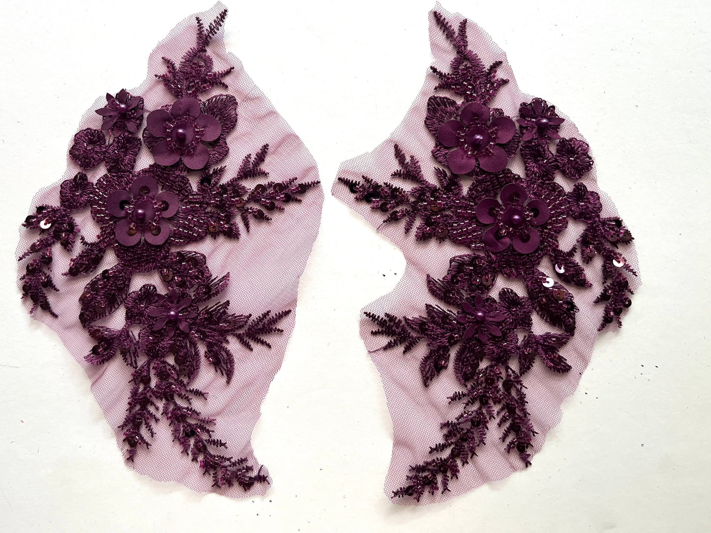 Beaded Appliqué Posy #2 - 3D#