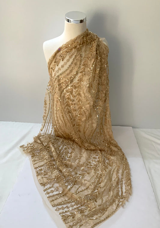Gold Beaded