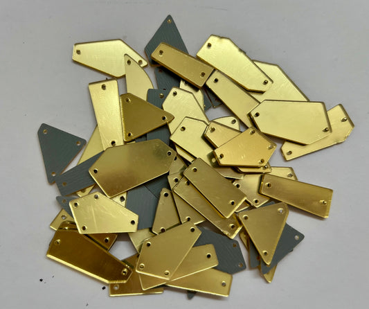 Mirror Pieces Light Gold