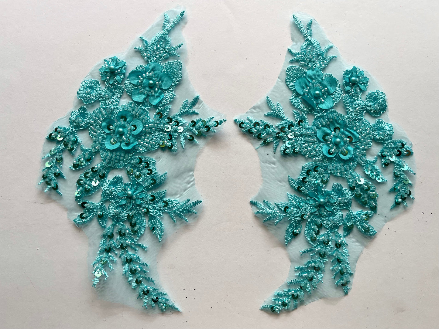 Beaded Appliqué Posy #2 - 3D#