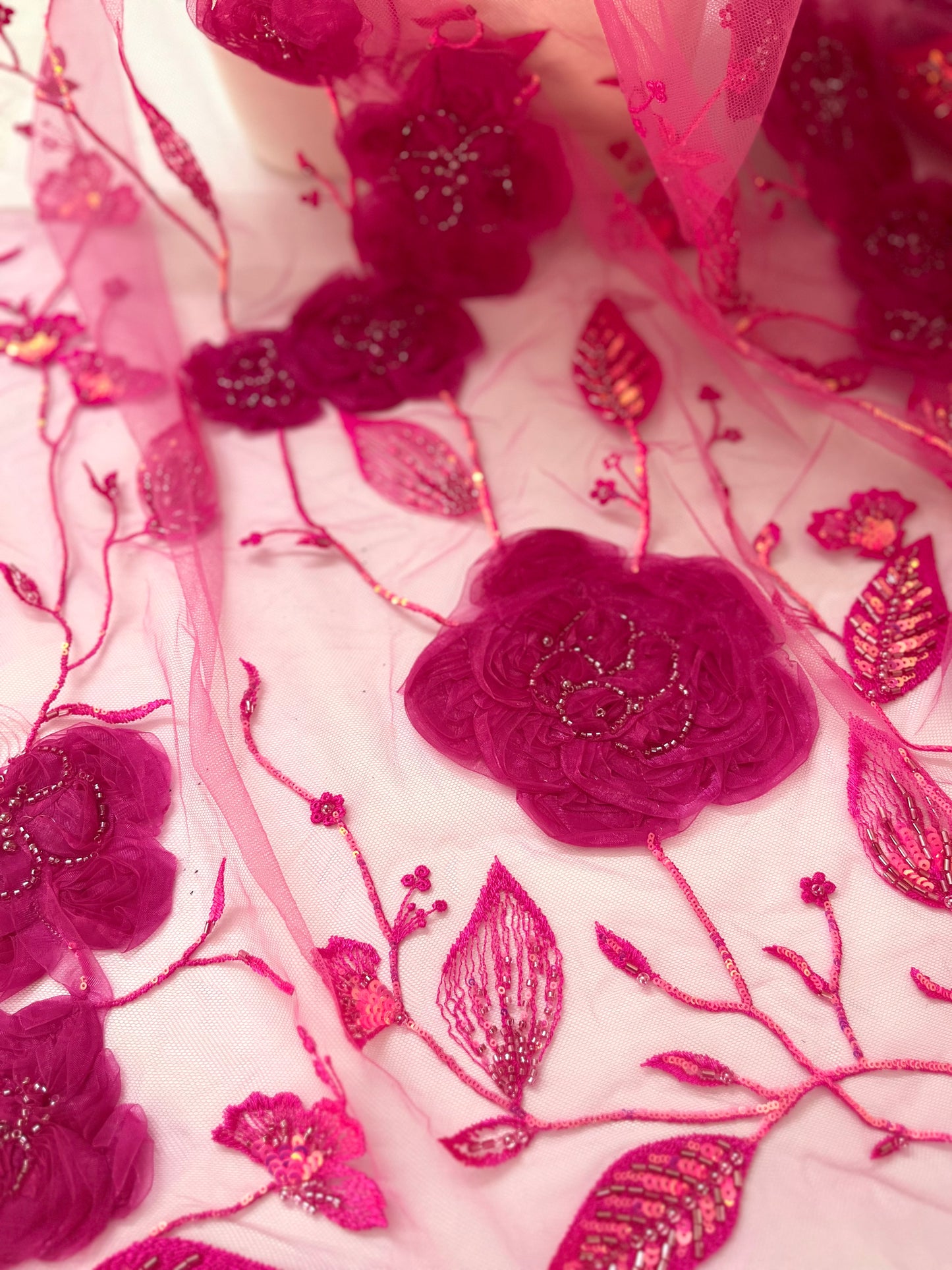 Large Roses -Rose Pink