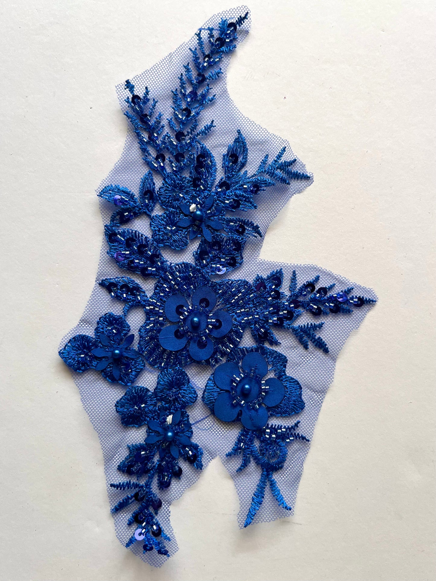 Beaded Appliqué Posy #1 - 3D#