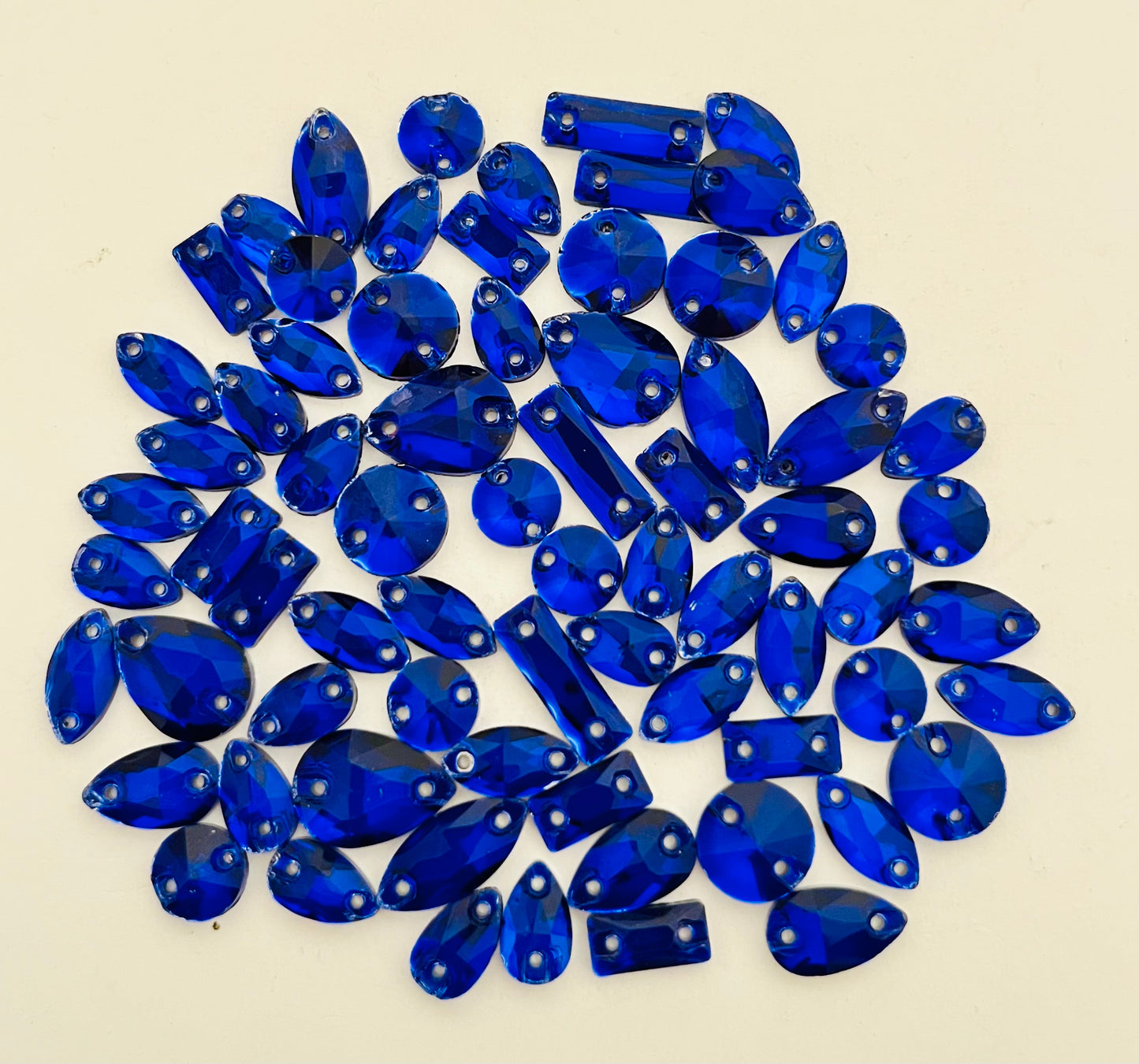 Sapphire - Mixed Glass Shapes