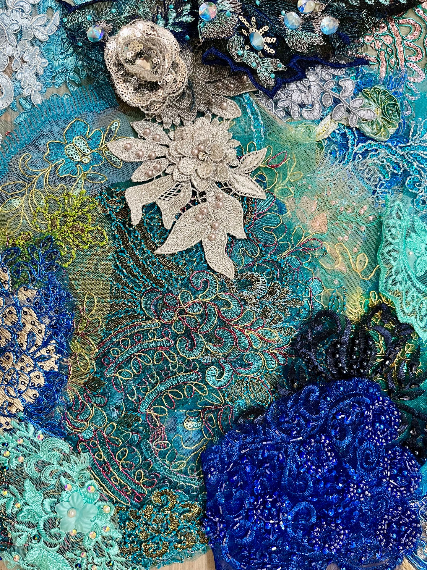 Lace Remnants -Blue #1