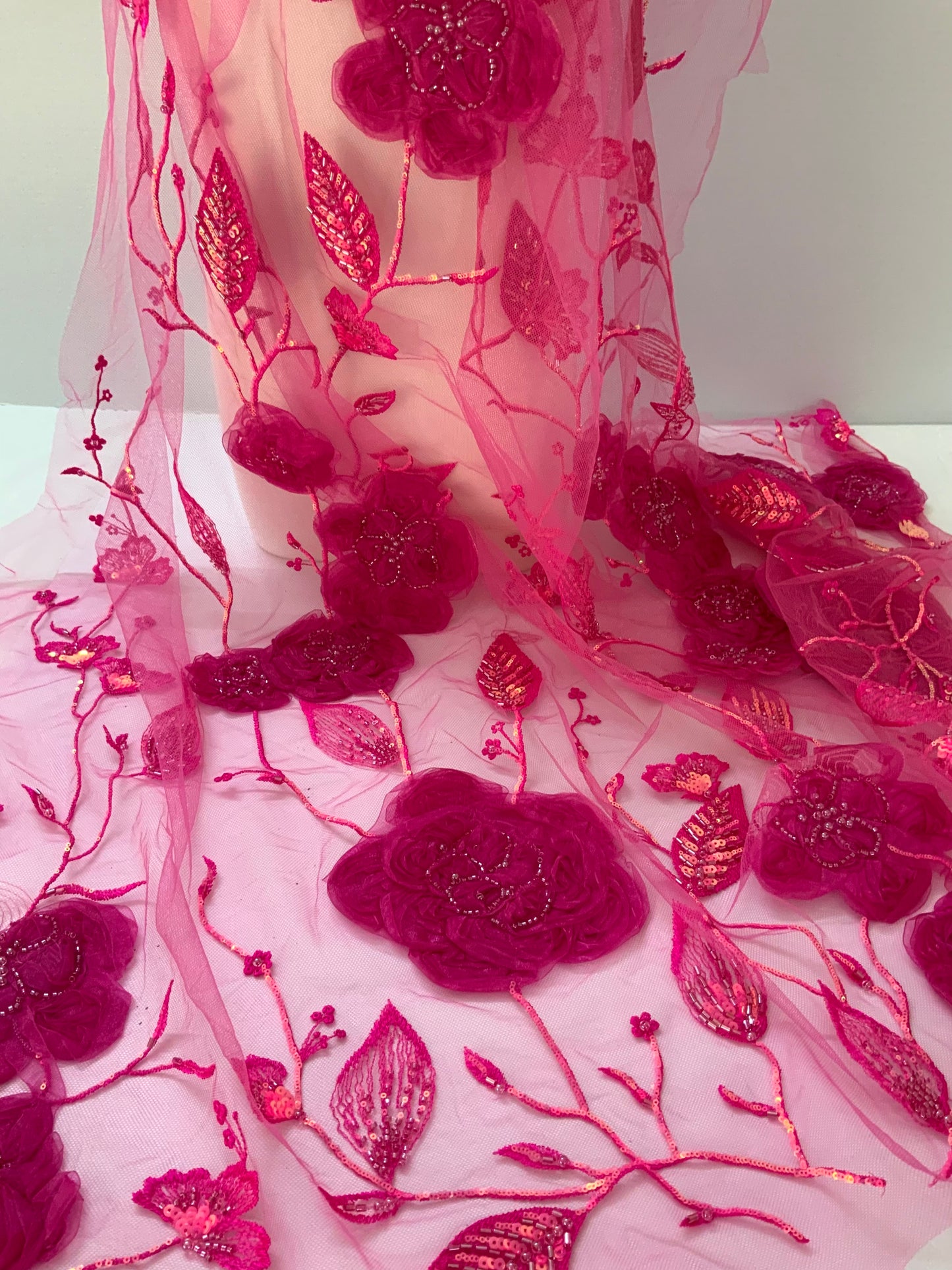 Large Roses -Rose Pink