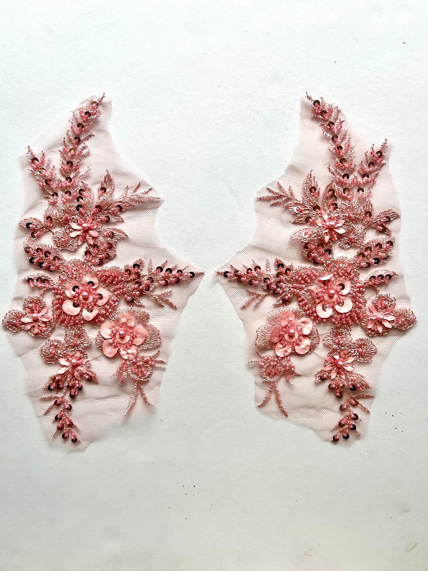 Beaded Appliqué Posy #1 - 3D#