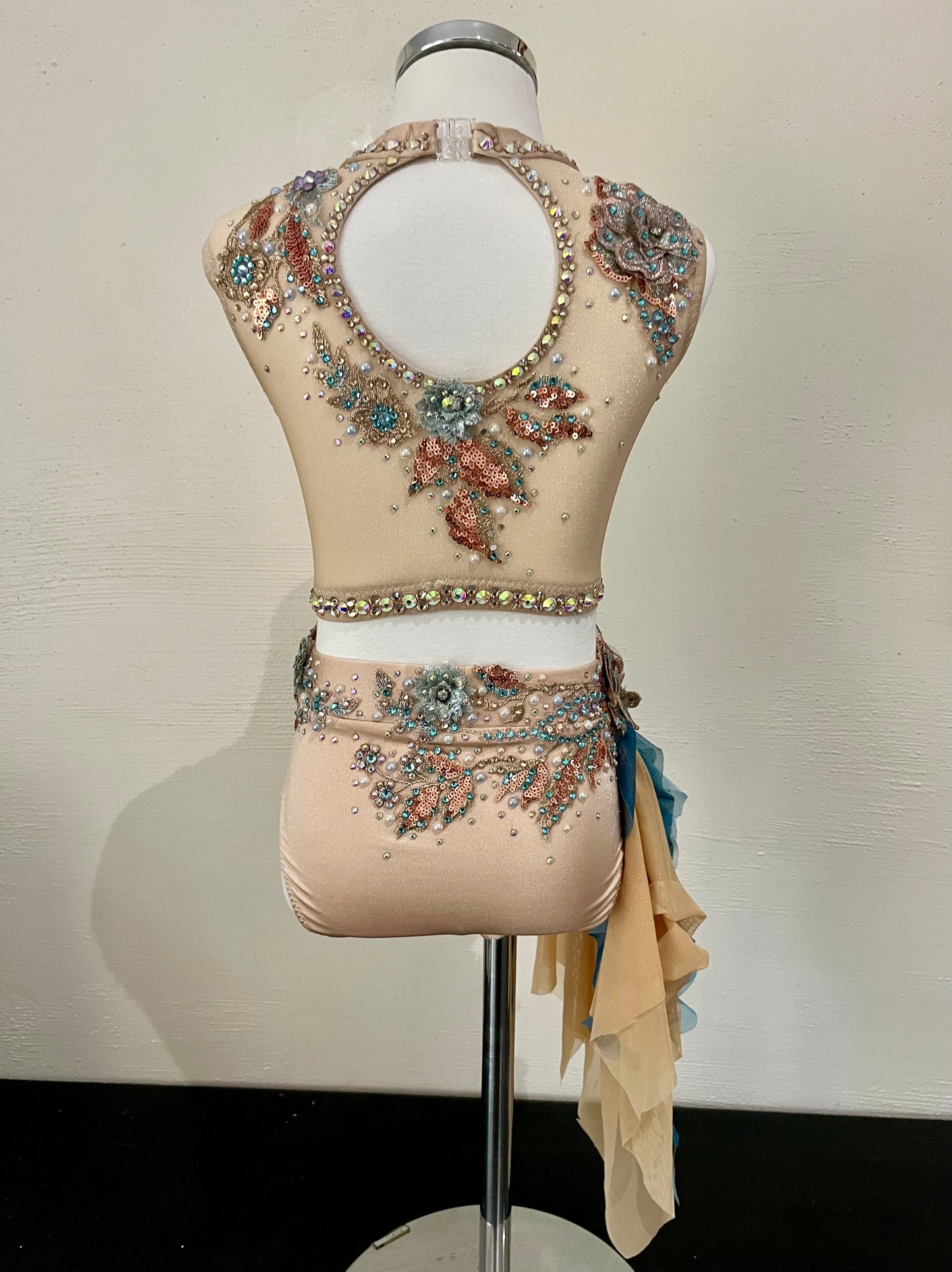 Teal and Rose Gold Lyrical Size 6