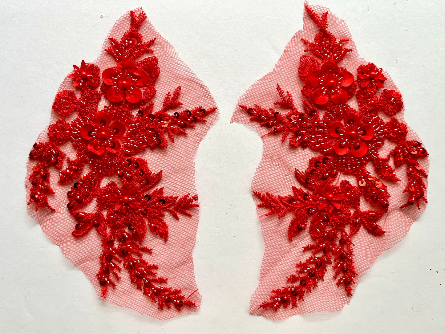 Beaded Appliqué Posy #2 - 3D#