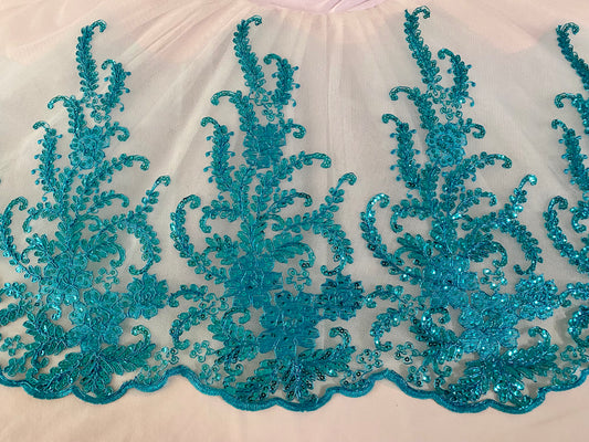 Alyssa Lace Turquoise