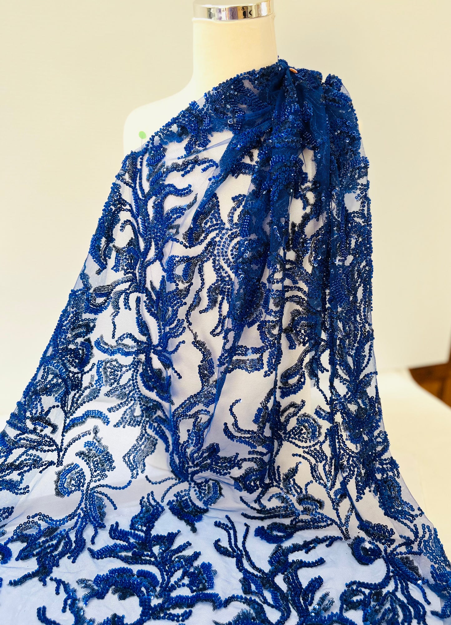 Royal Blue Beaded