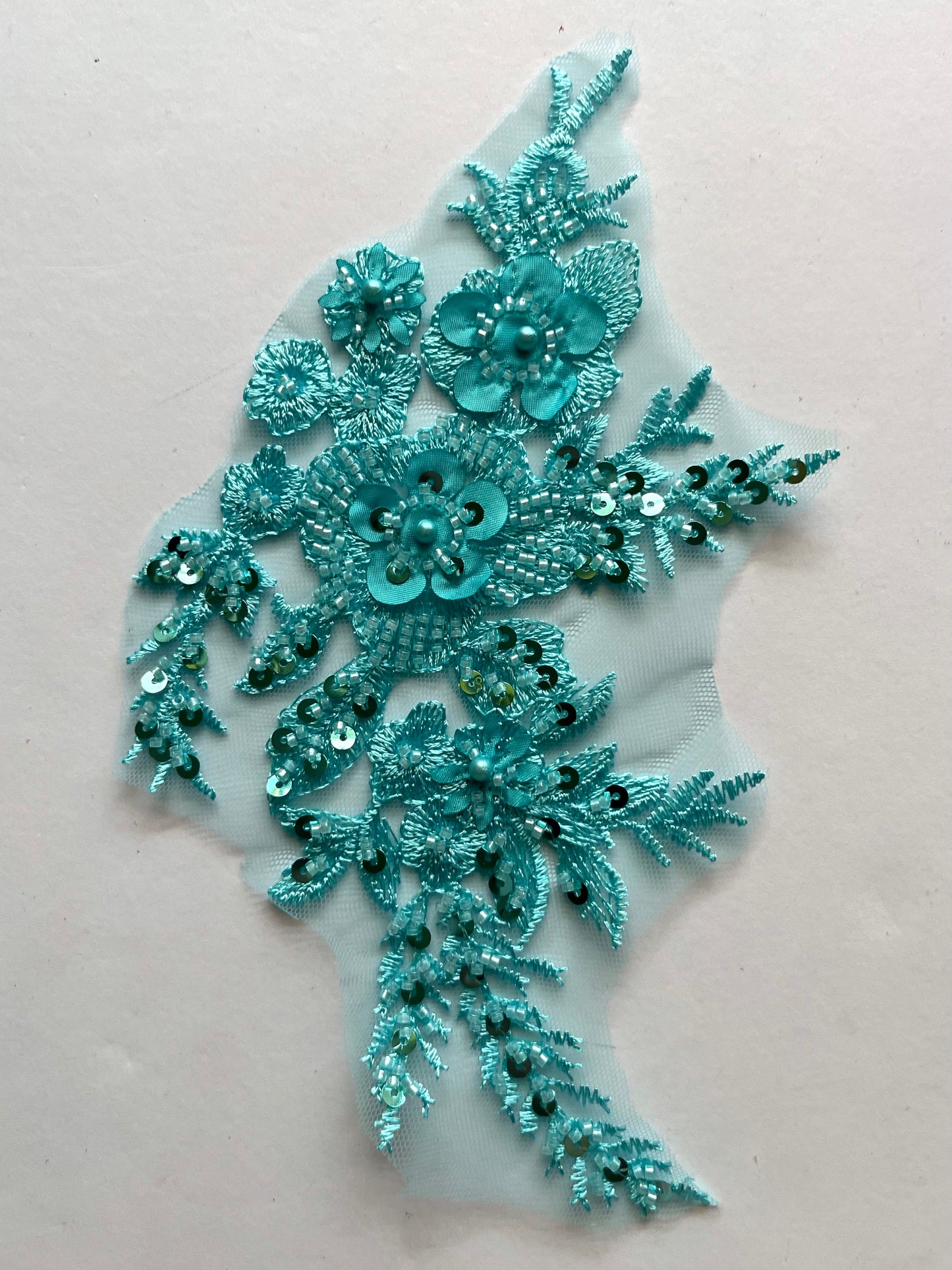 Beaded Appliqué Posy #2 - 3D#