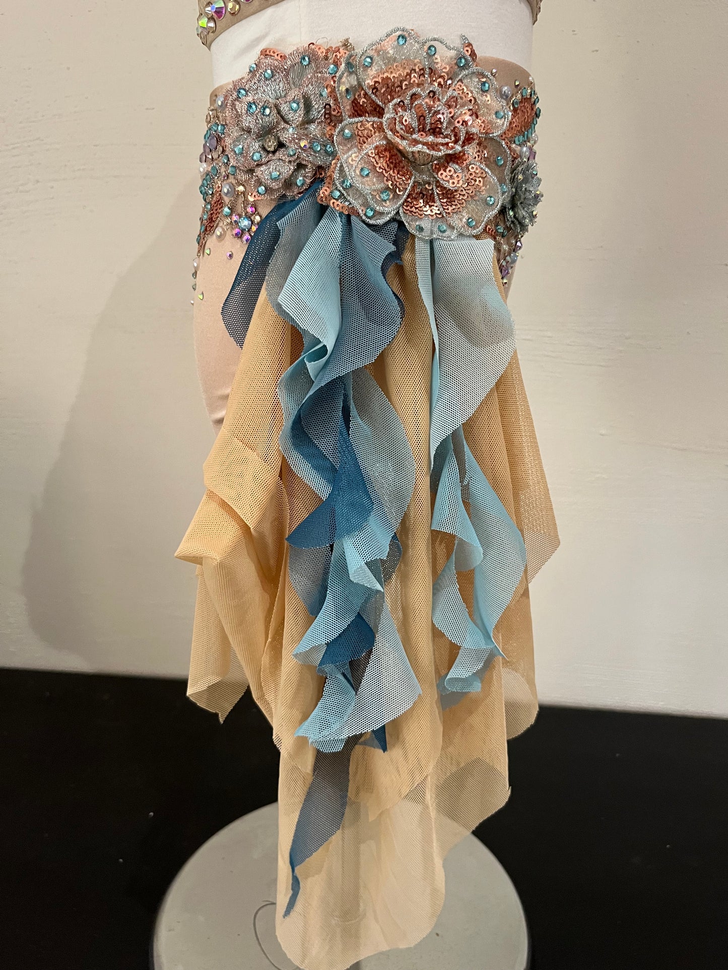 Teal and Rose Gold Lyrical Size 6