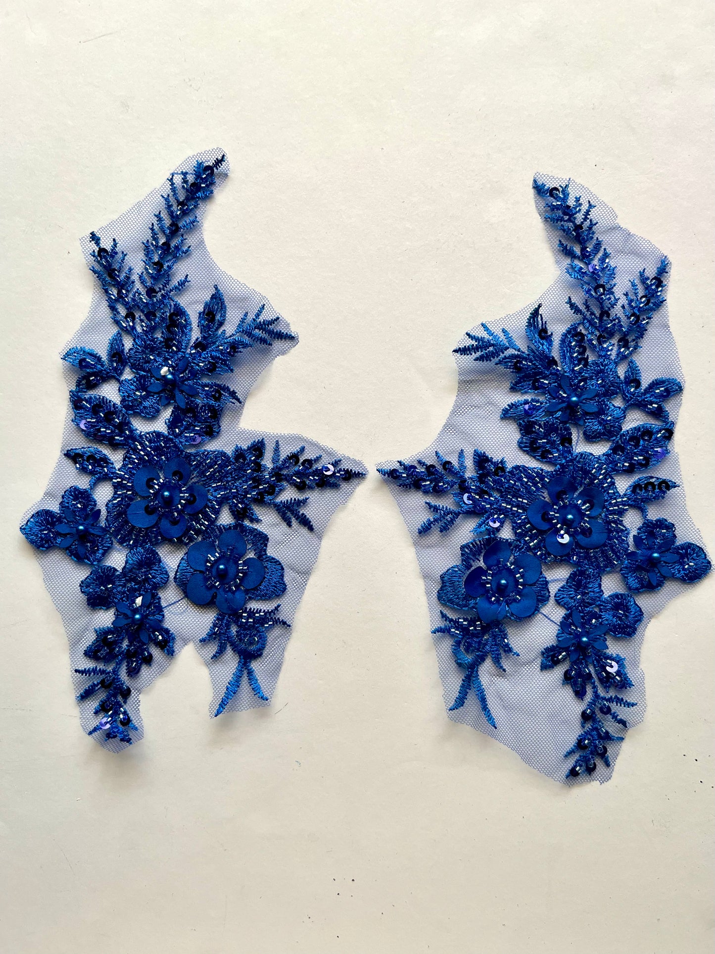 Beaded Appliqué Posy #1 - 3D#
