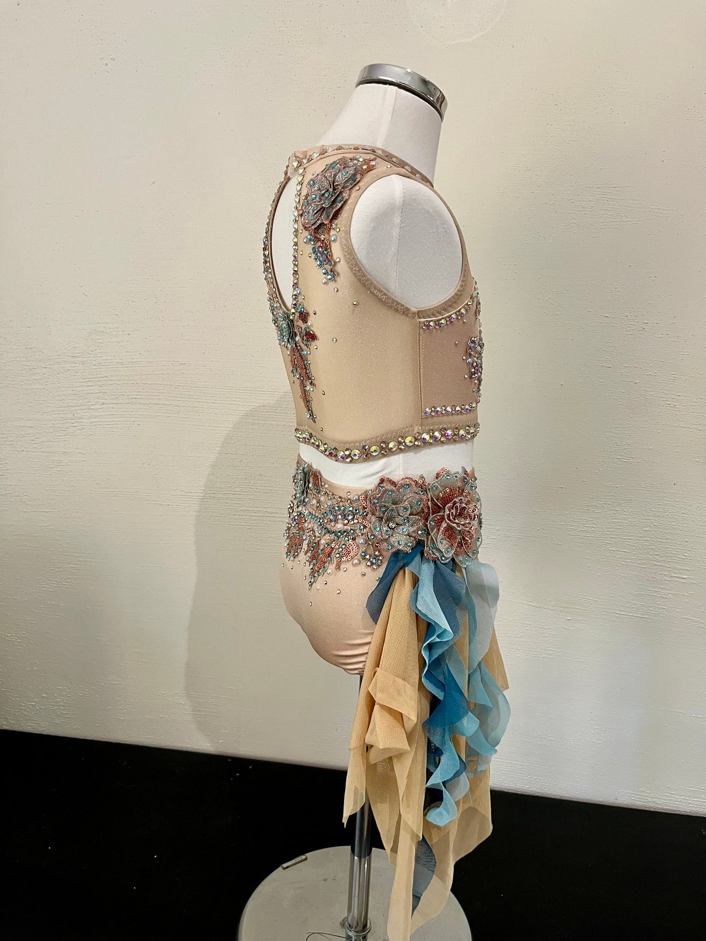 Teal and Rose Gold Lyrical Size 6