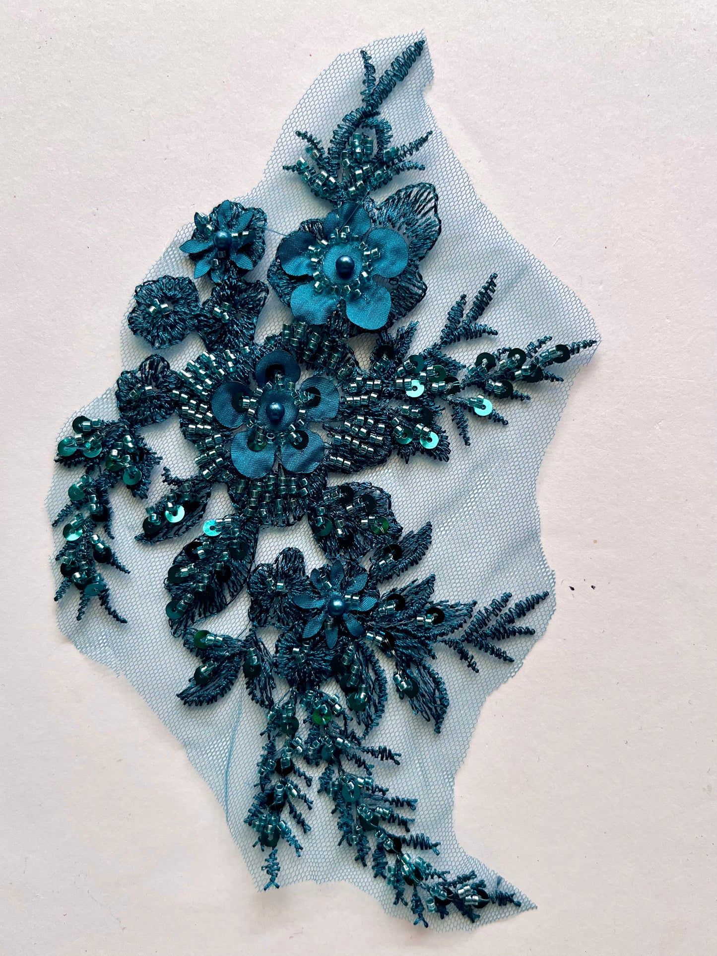 Beaded Appliqué Posy #2 - 3D#