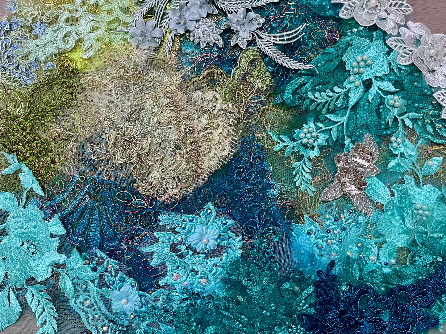 Lace Remnants -Green