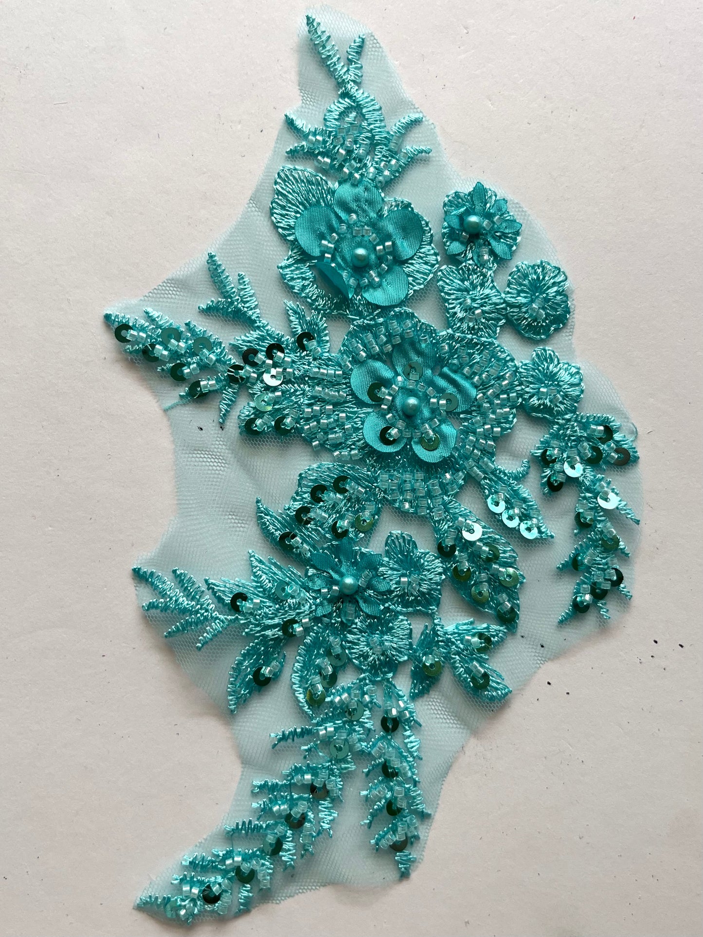 Beaded Appliqué Posy #2 - 3D#