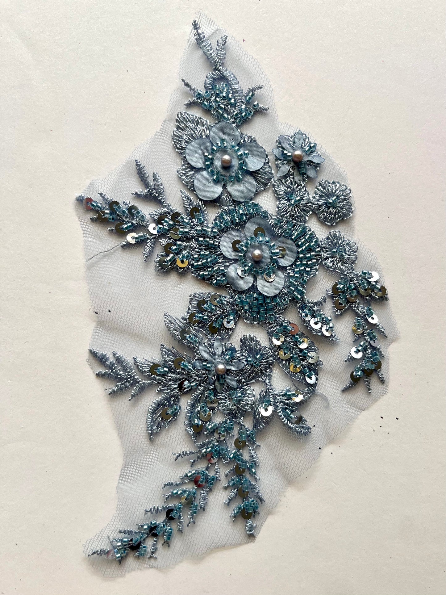 Beaded Appliqué Posy #2 - 3D#