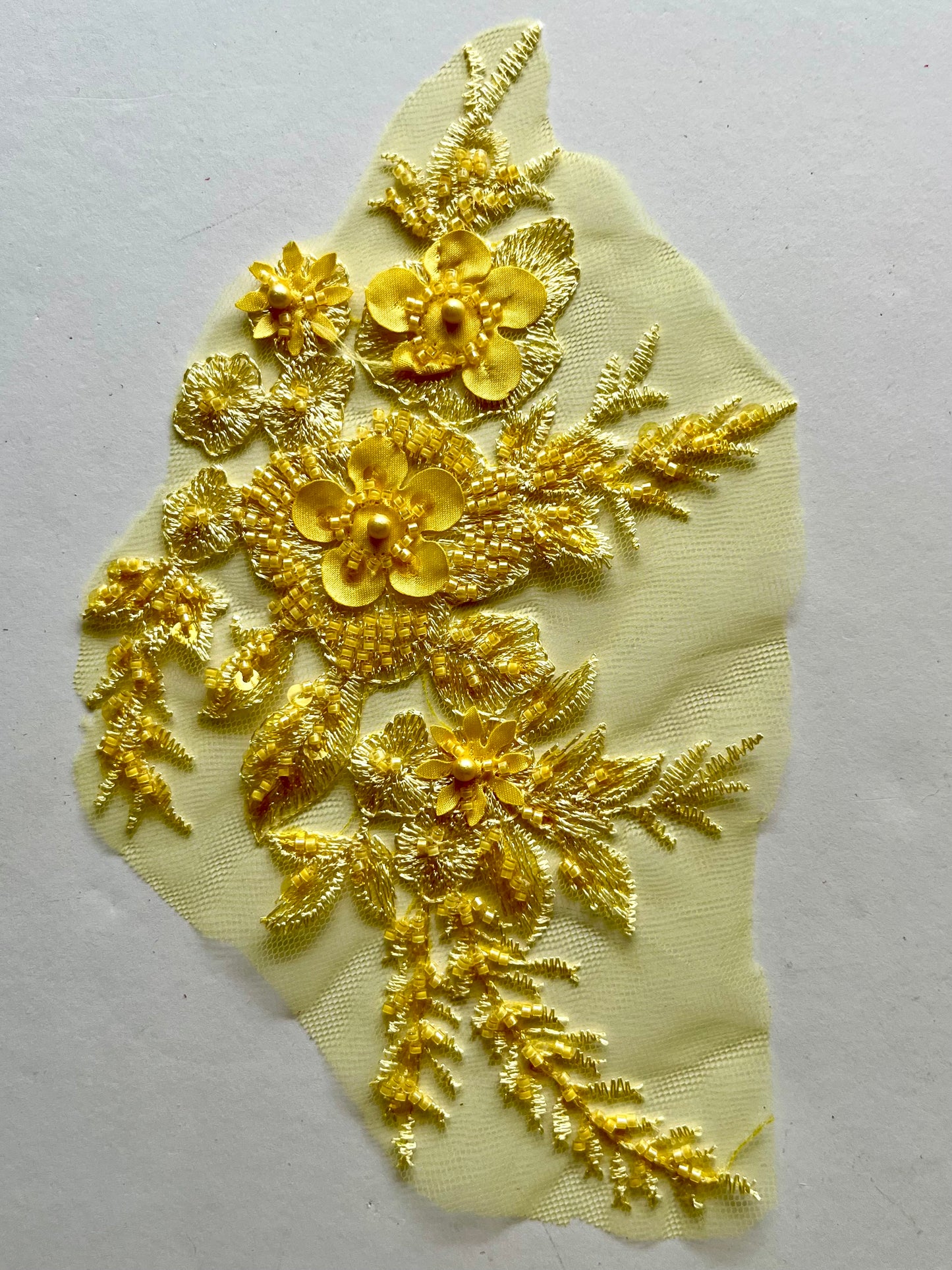 Beaded Appliqué Posy #2 - 3D#
