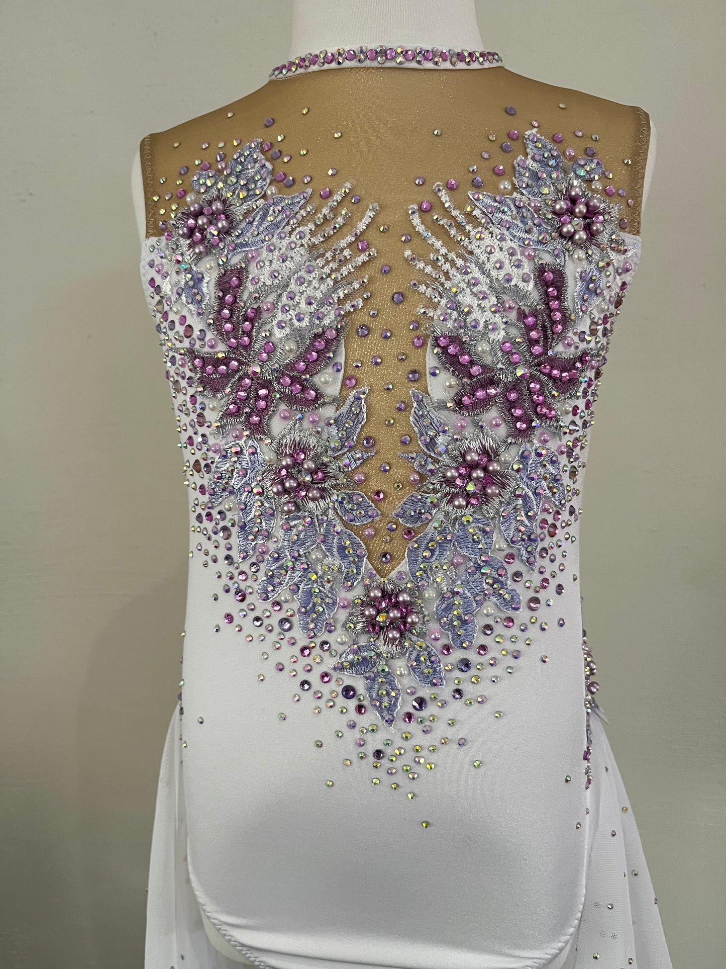 White and Lavender Lyrical size 10