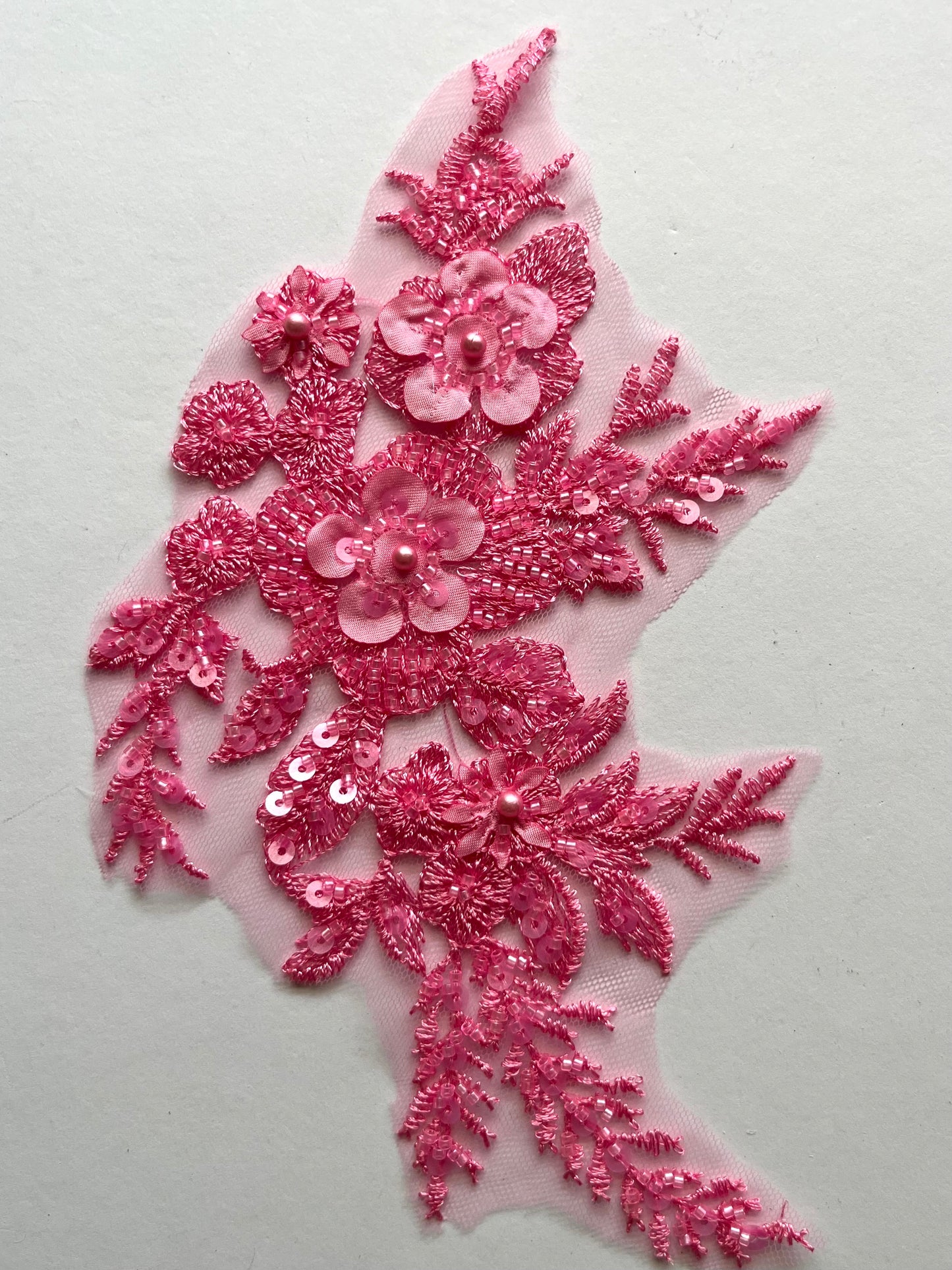 Beaded Appliqué Posy #2 - 3D#
