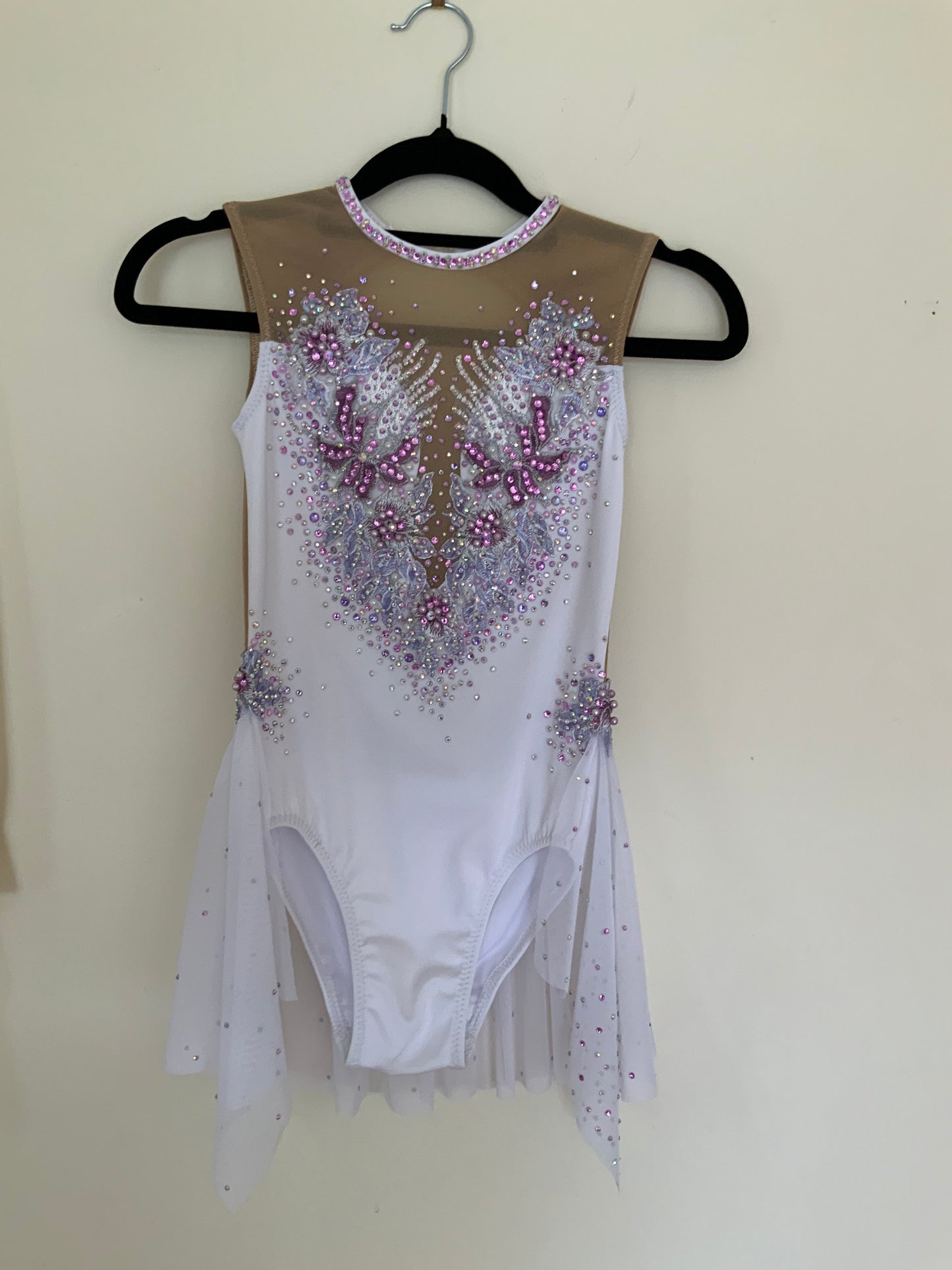 White and Lavender Lyrical size 10