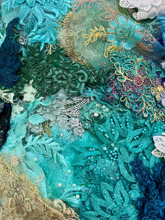Lace Remnants -Green