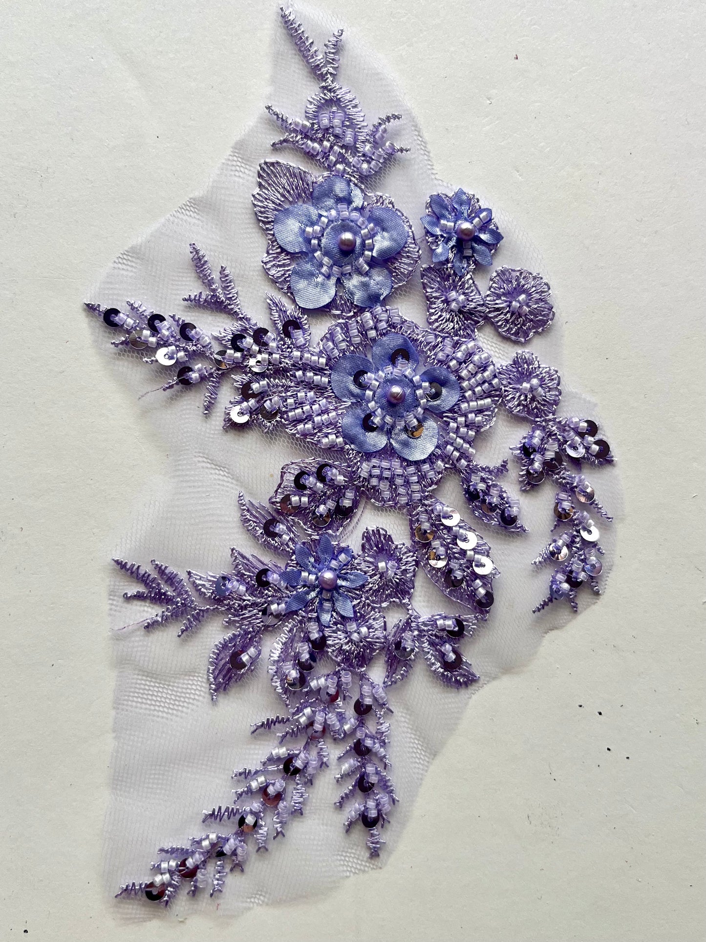 Beaded Appliqué Posy #2 - 3D#