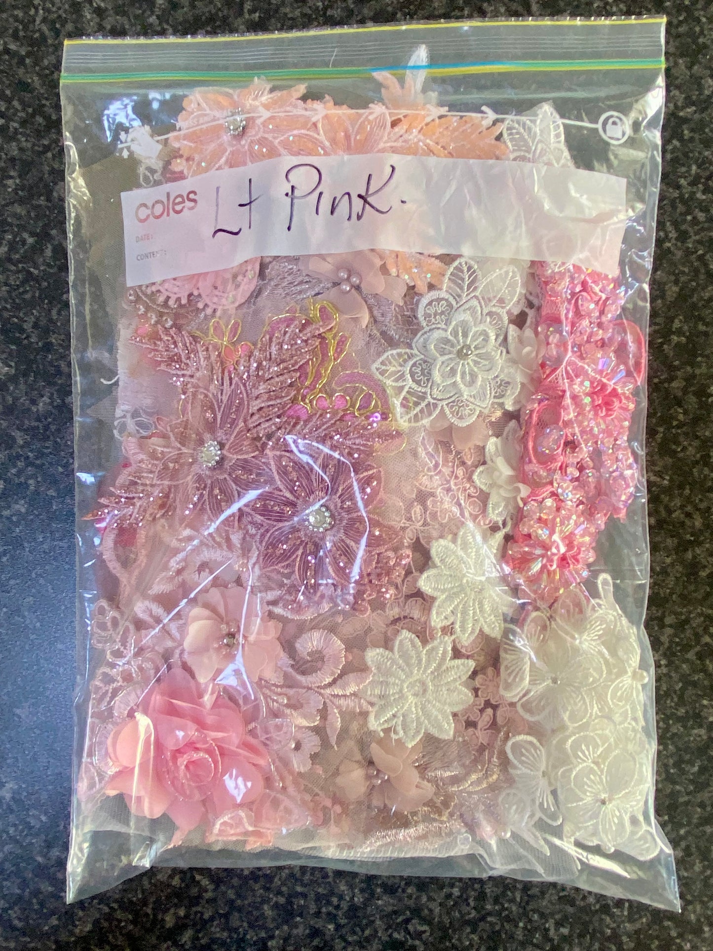 Lace Remnants -#11 Light Pink Mix