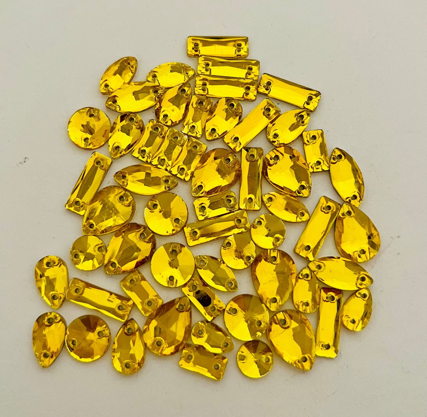 Citrine - Mixed Glass Shapes