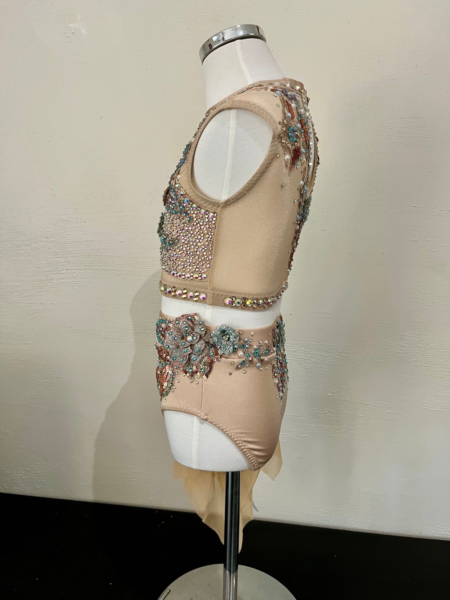 Teal and Rose Gold Lyrical Size 6