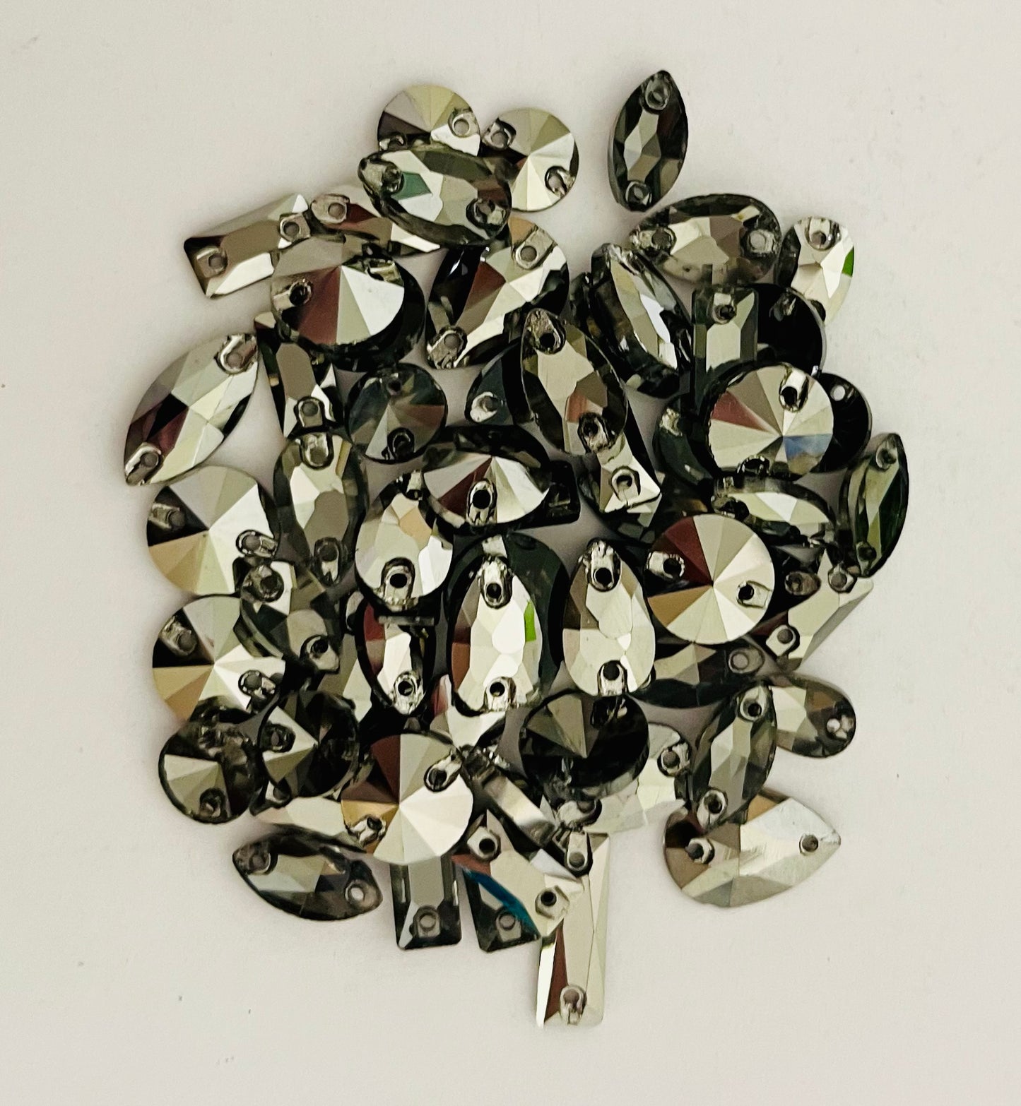 Hematite - Mixed Glass Shapes