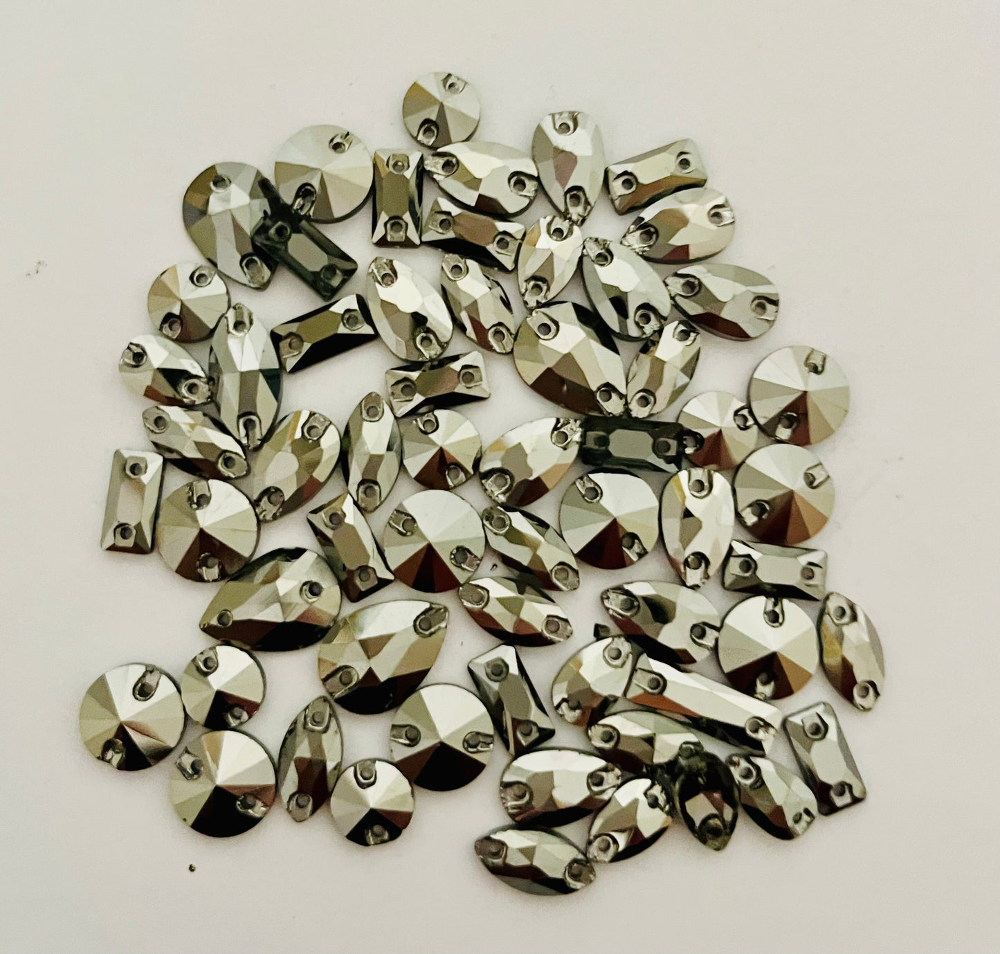 Hematite - Mixed Glass Shapes