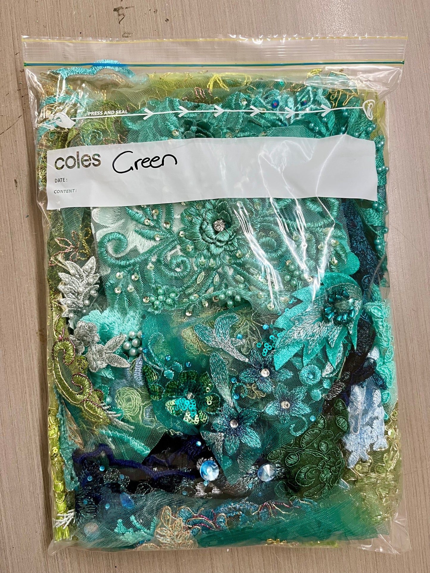 Lace Remnants -Green