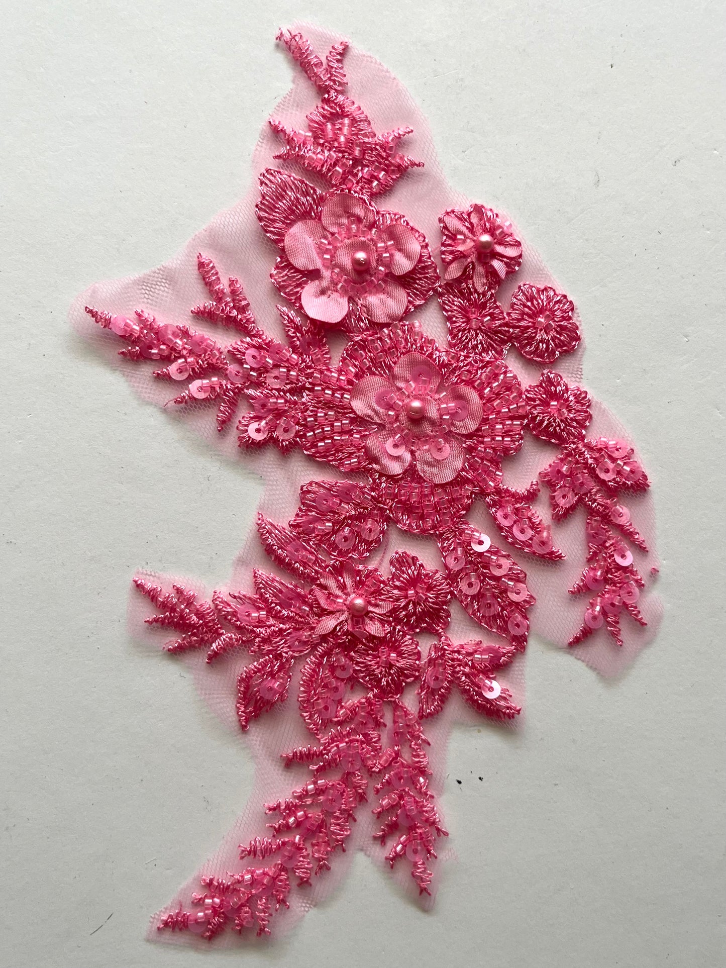 Beaded Appliqué Posy #2 - 3D#