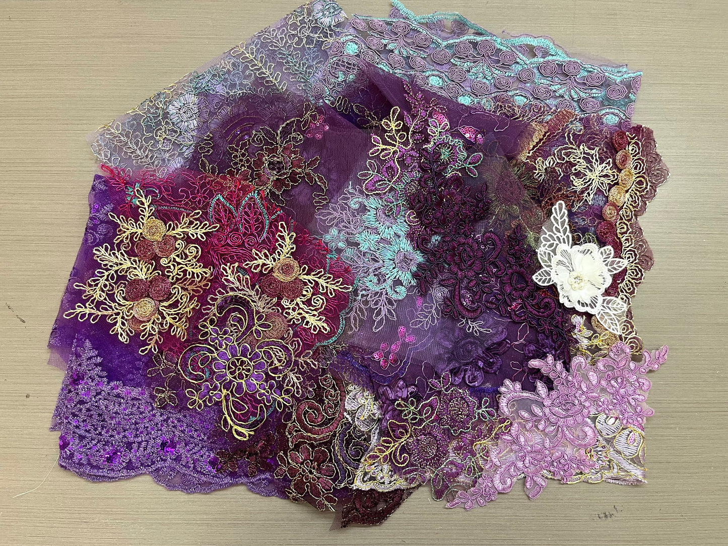 Lace Remnants -Light Purple