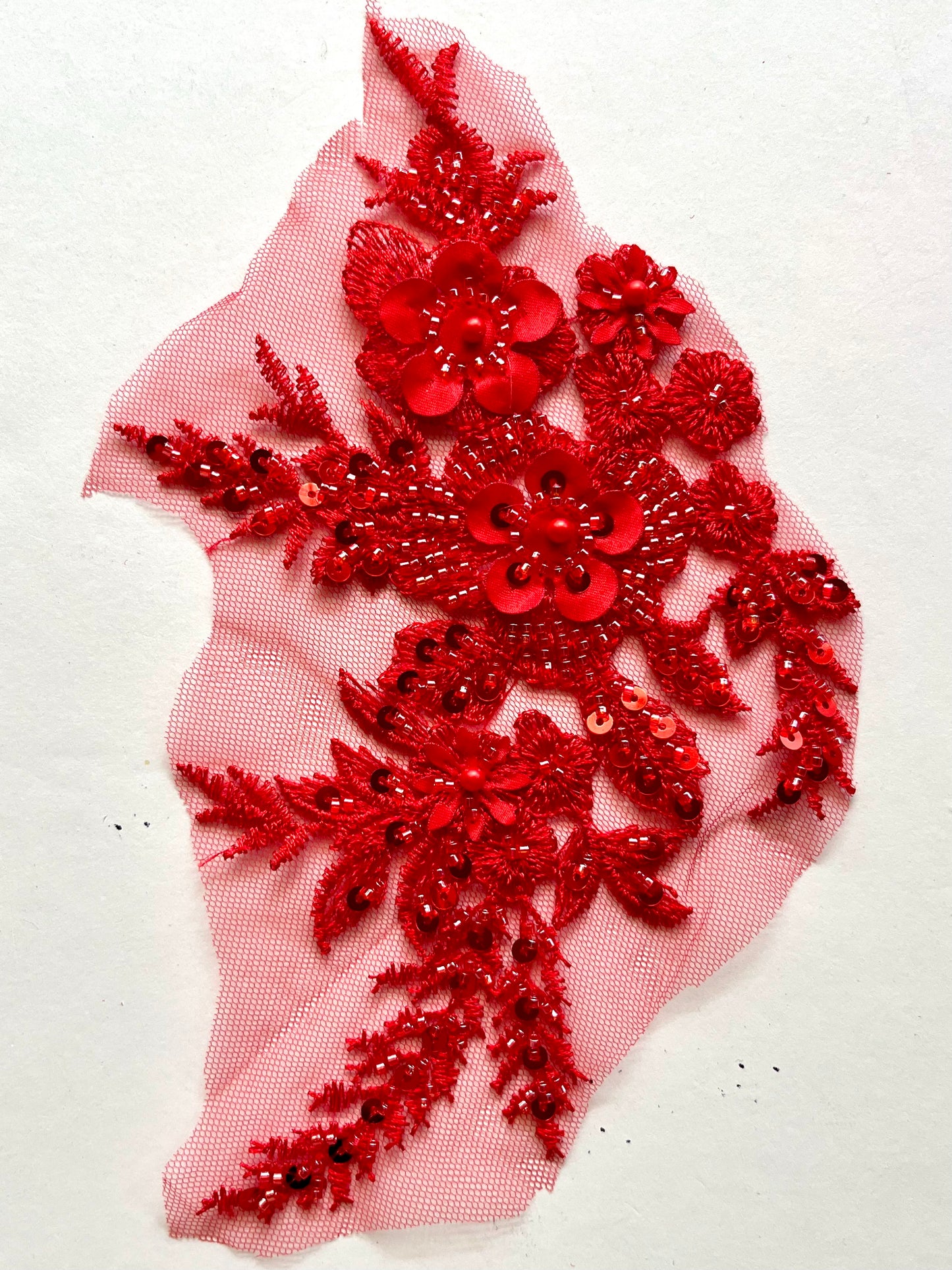 Beaded Appliqué Posy #2 - 3D#