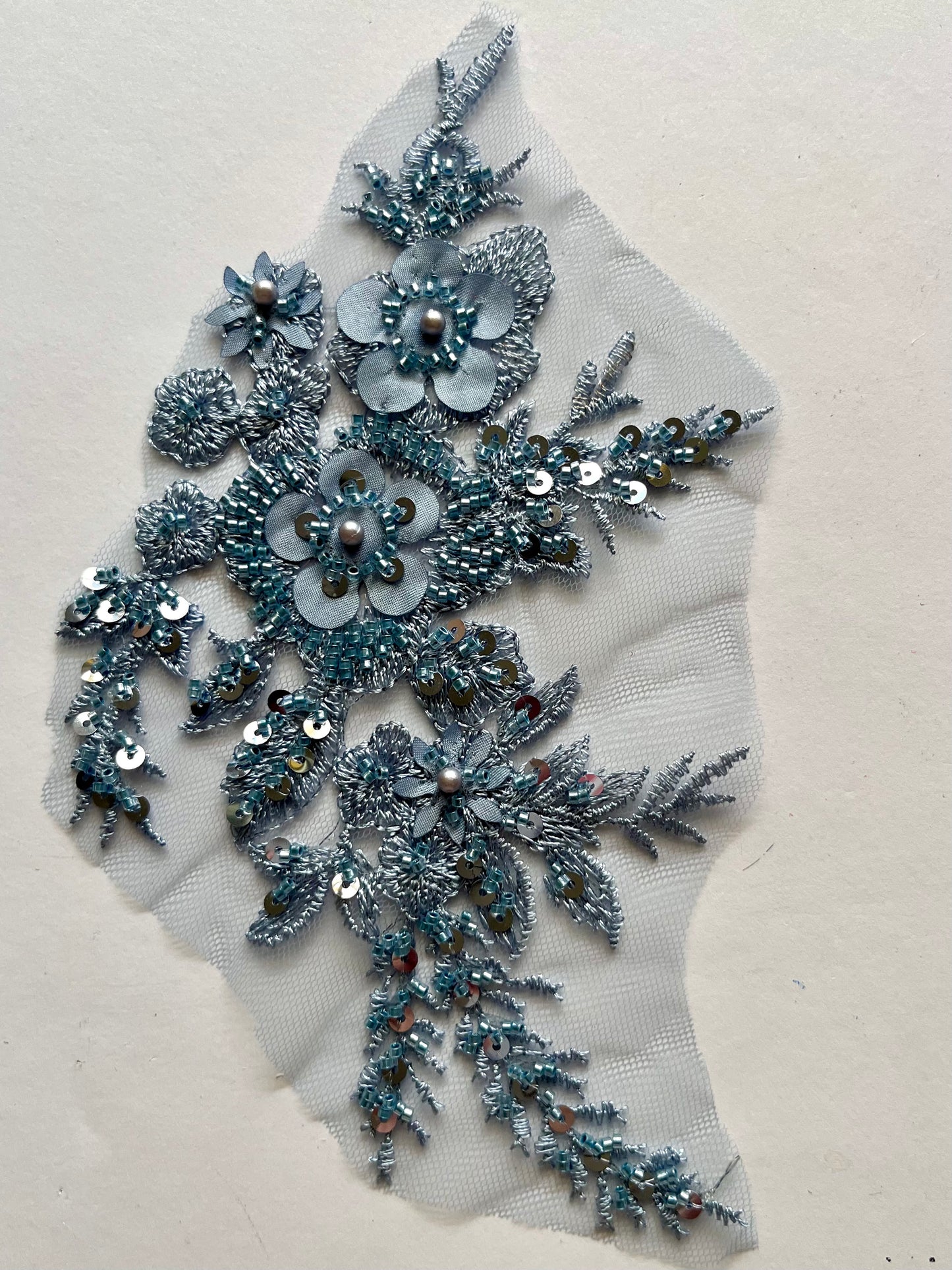 Beaded Appliqué Posy #2 - 3D#