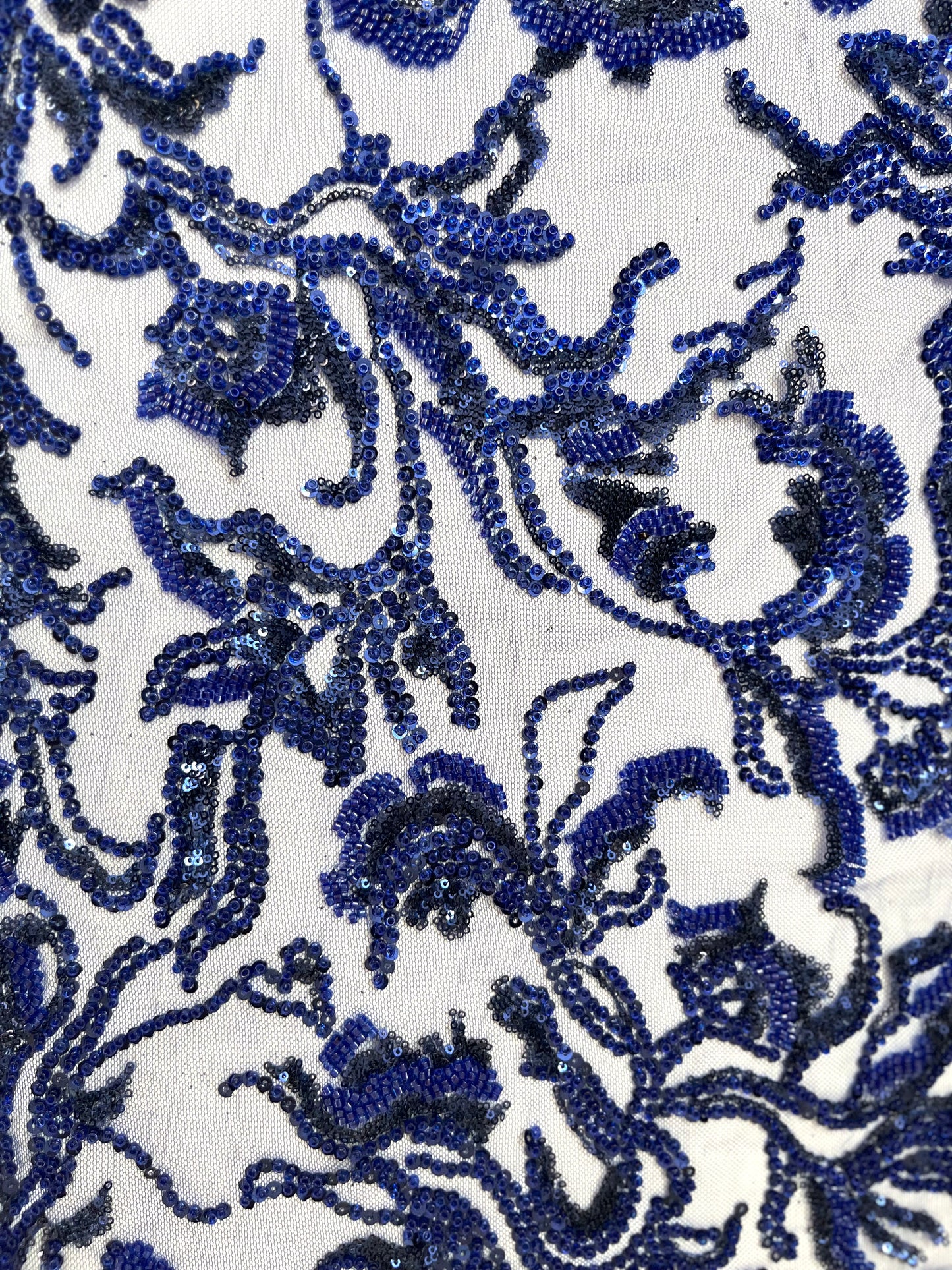 Royal Blue Beaded
