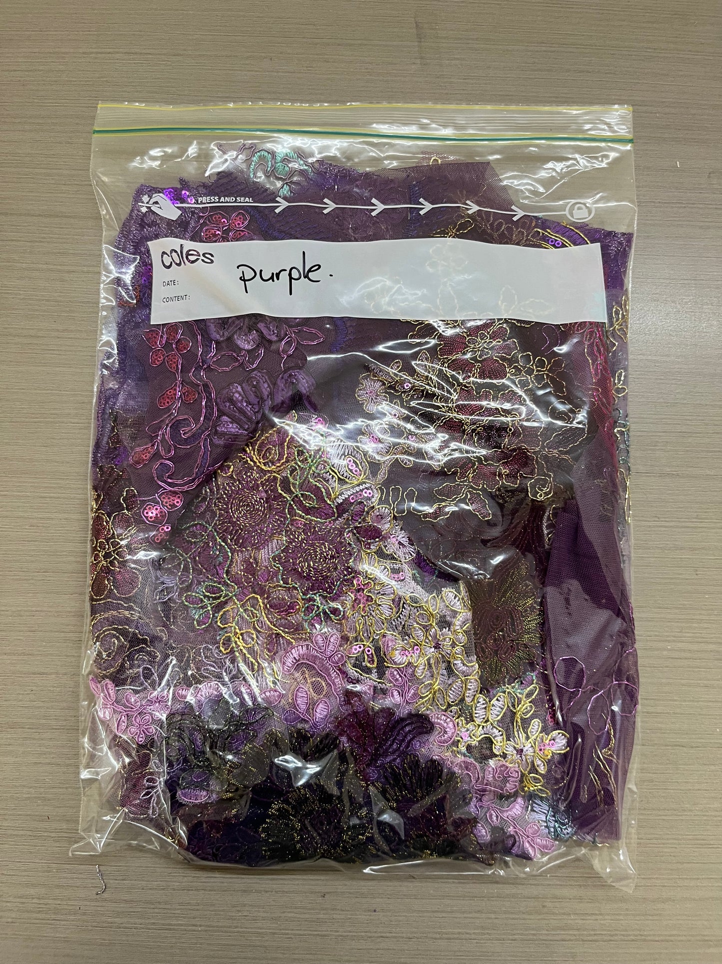 Lace Remnants -Purple