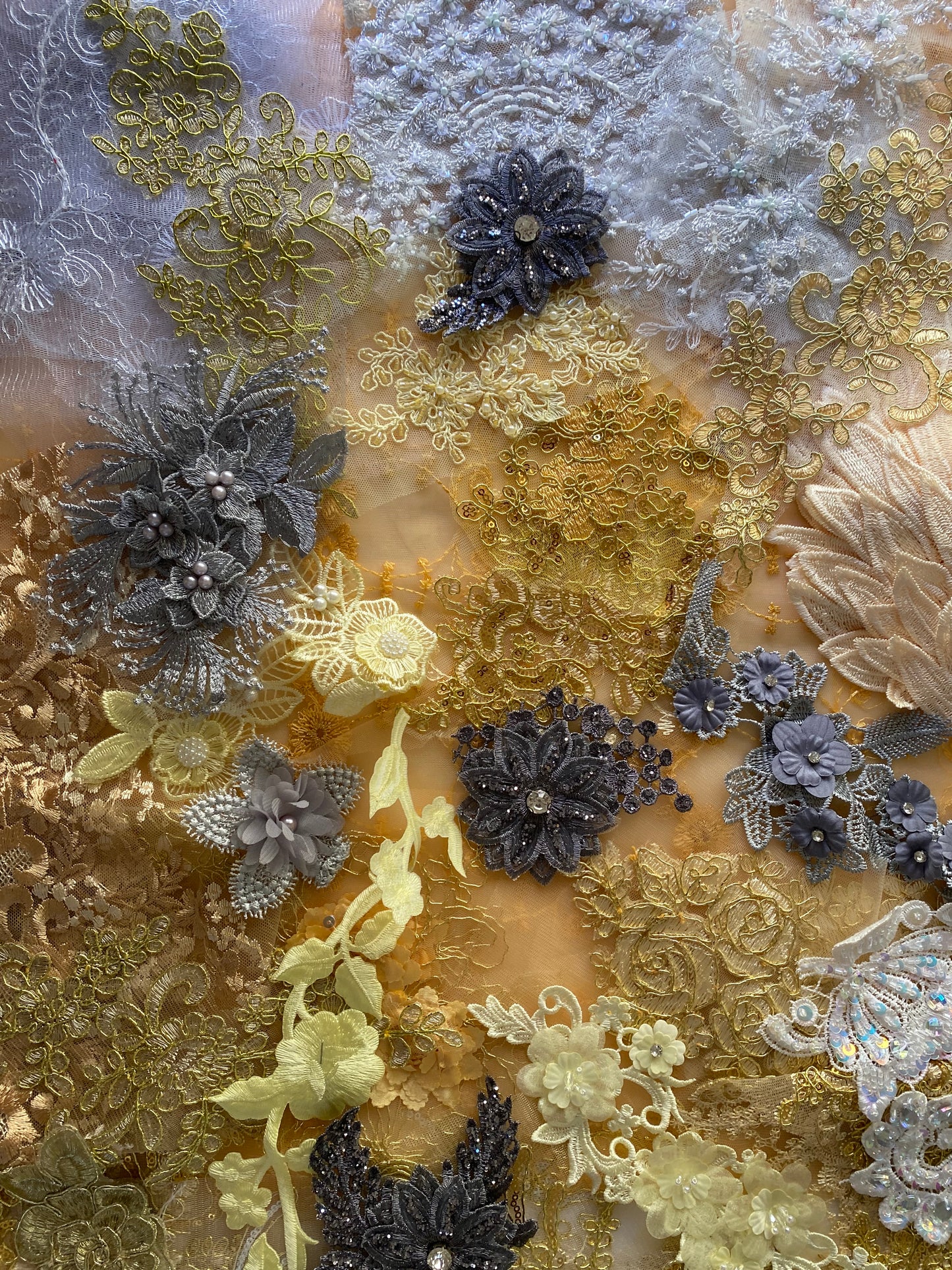 Lace Remnants -#15 Gold and Silver