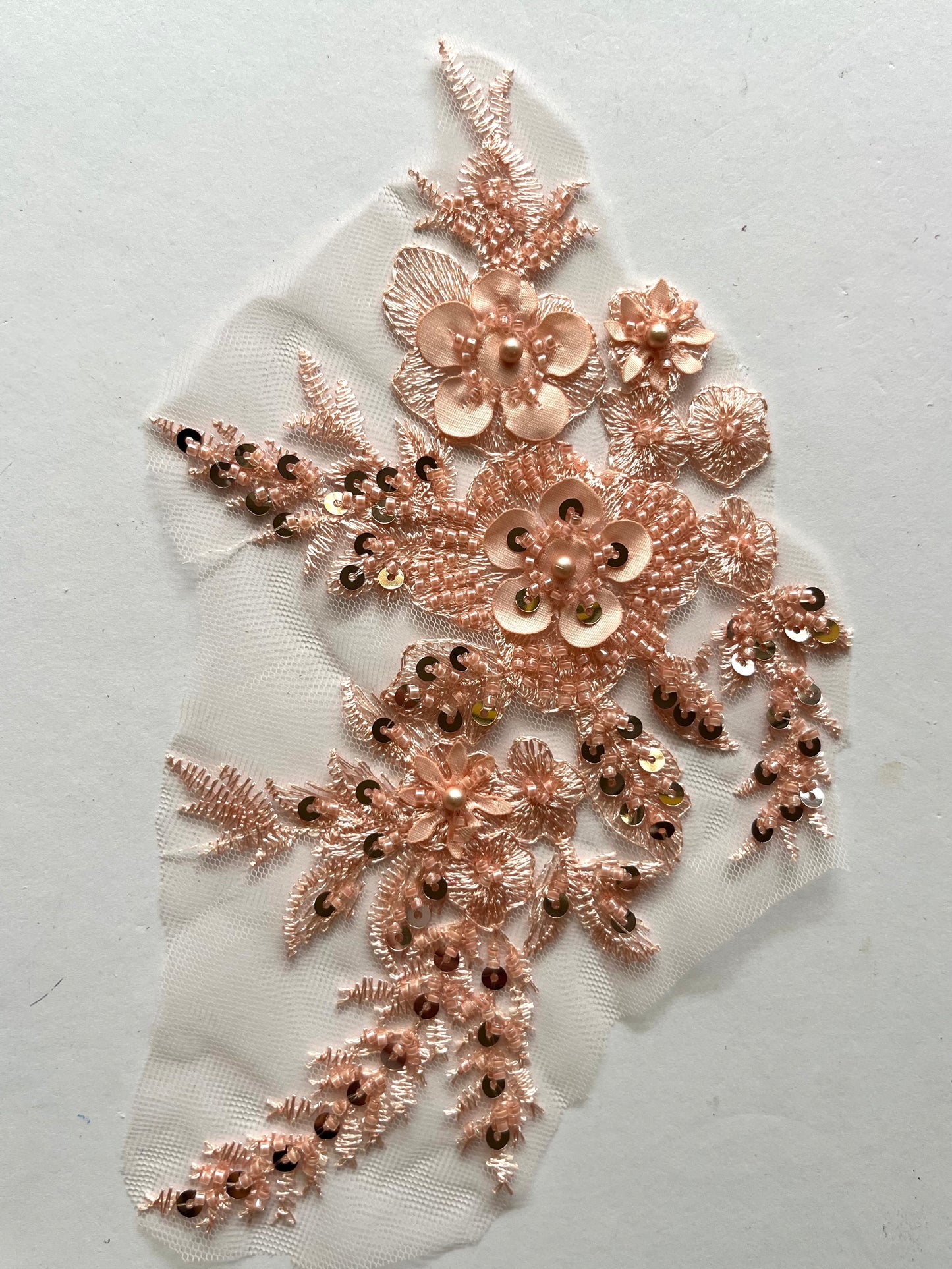 Beaded Appliqué Posy #2 - 3D#