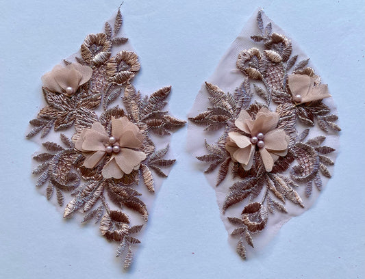 Dusky Pink Applique #5 - 3D#106