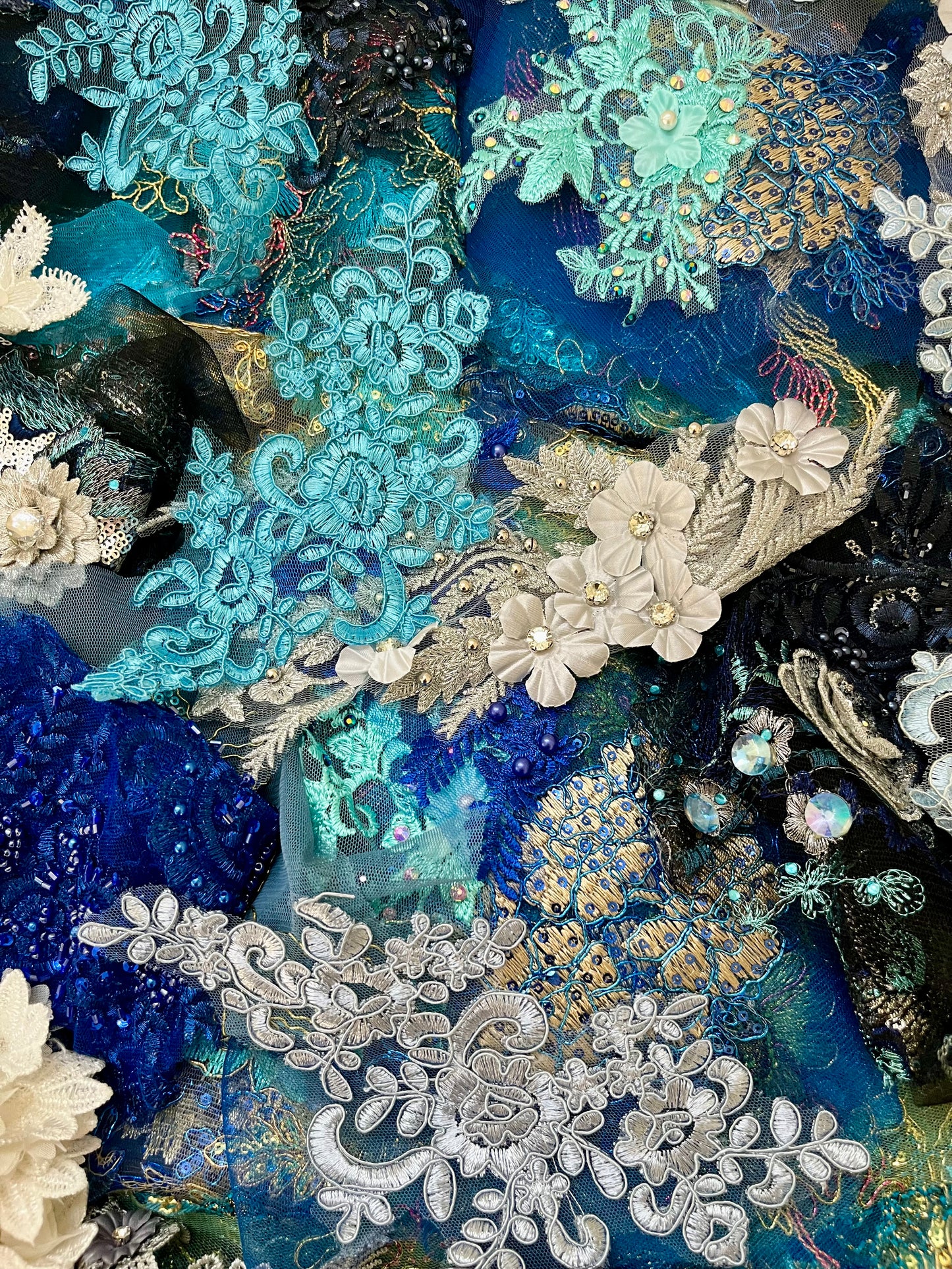 Lace Remnants -Blue #1