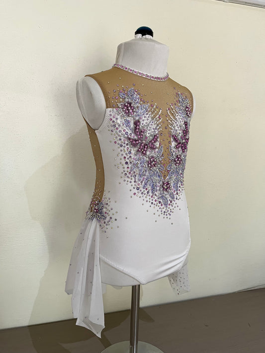 White and Lavender Lyrical size 10