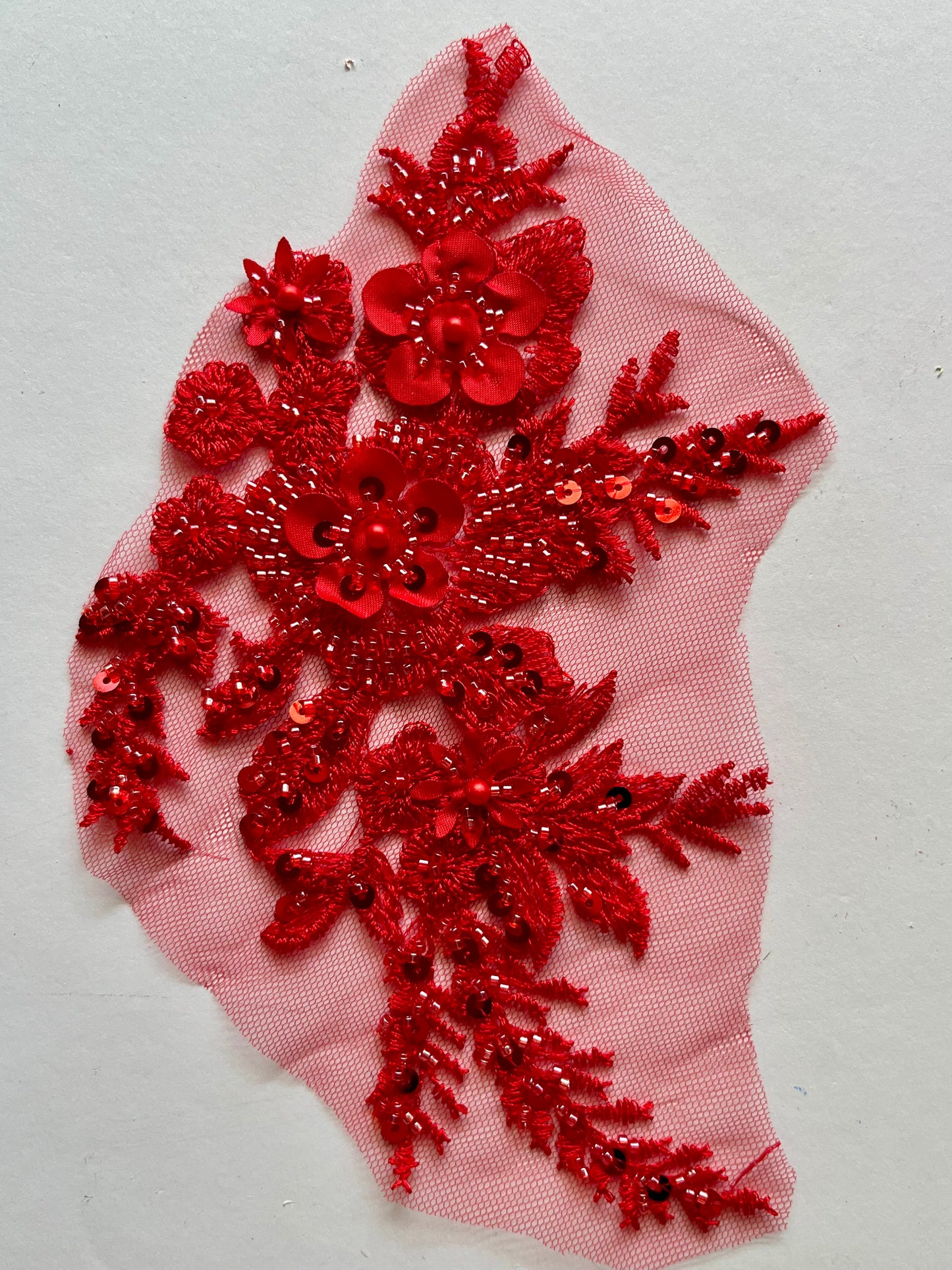 Beaded Appliqué Posy #2 - 3D#