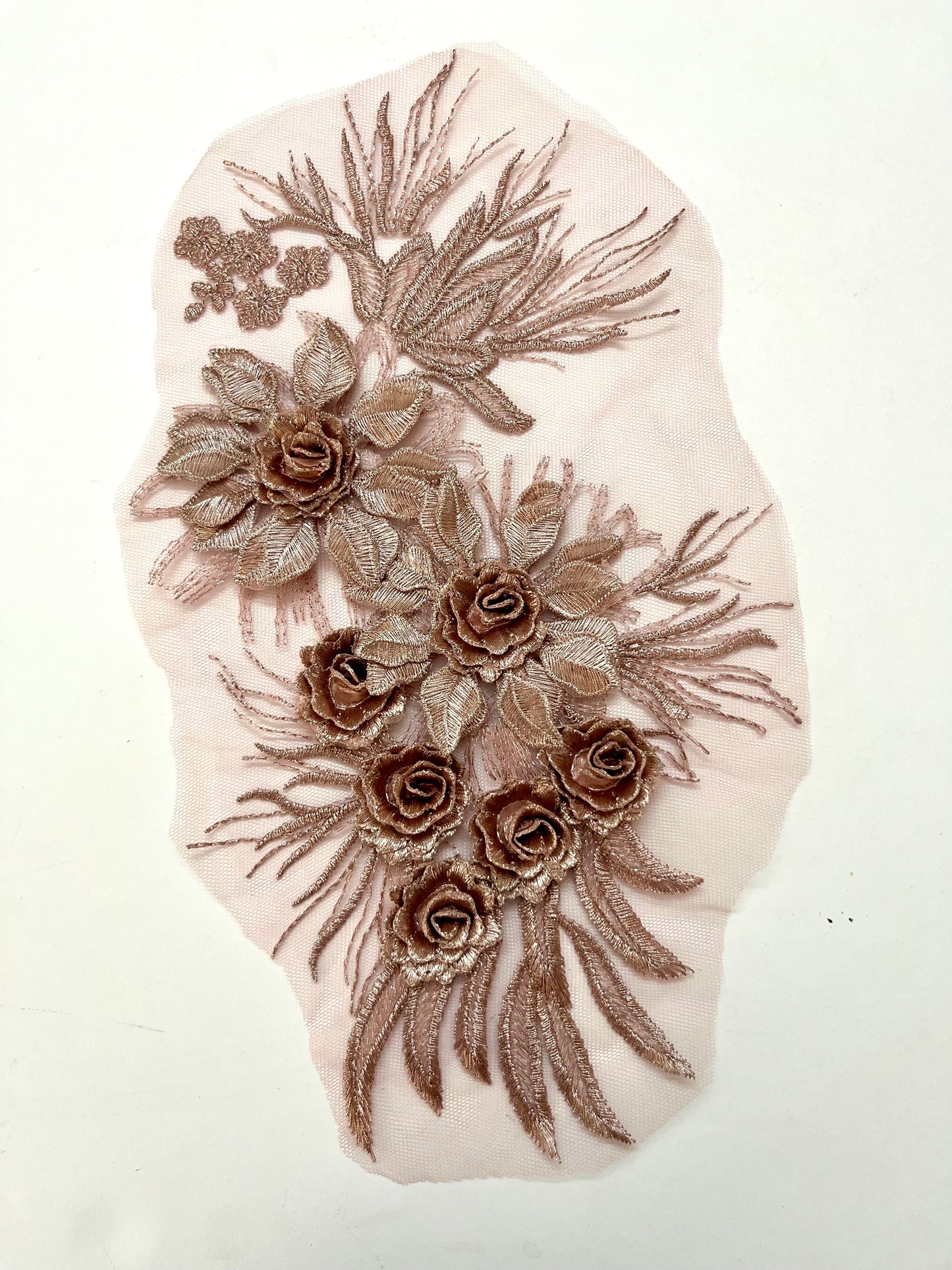 Dusky Coffee/Pink Flower - 3D#