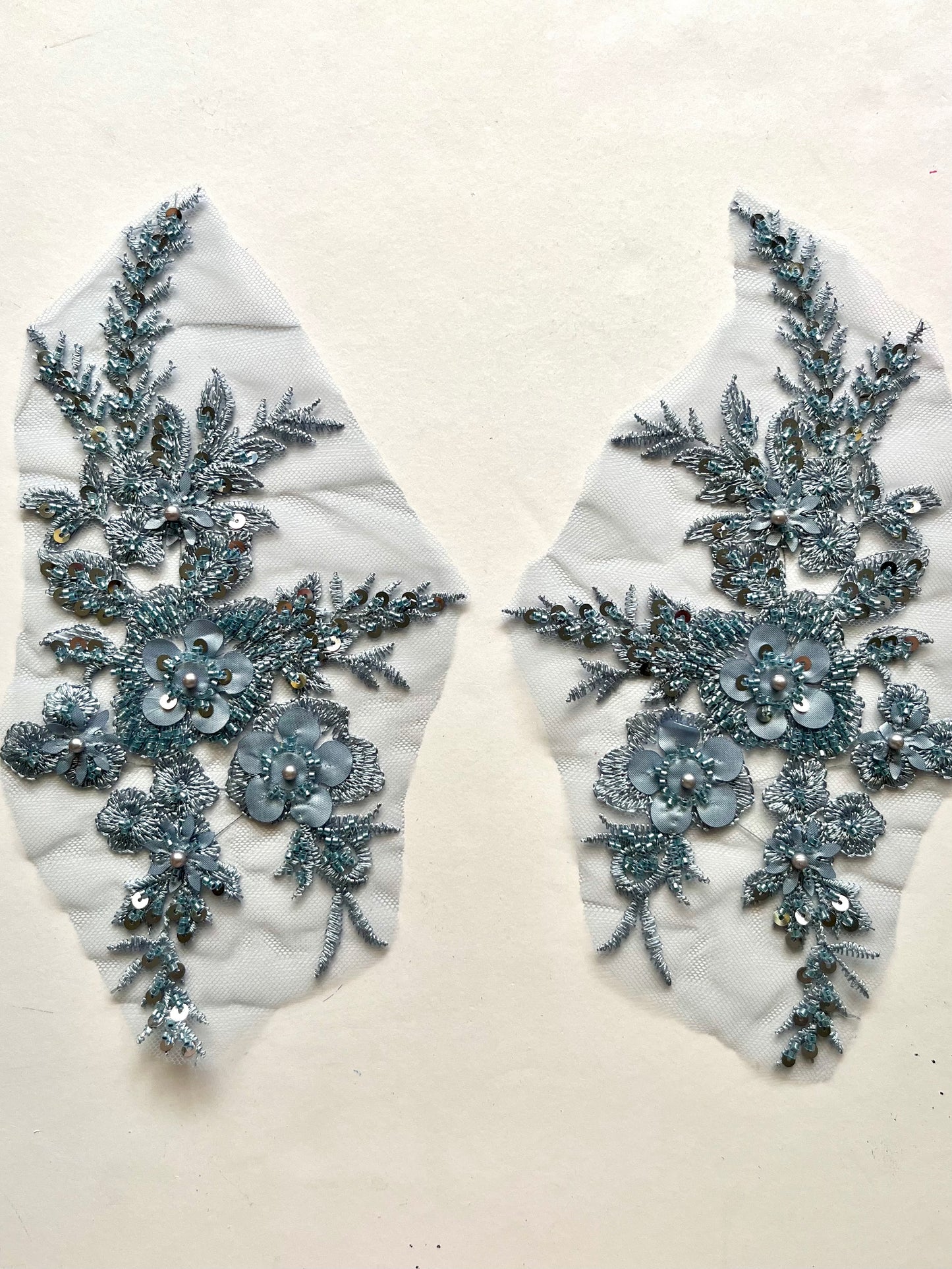 Beaded Appliqué Posy #1 - 3D#