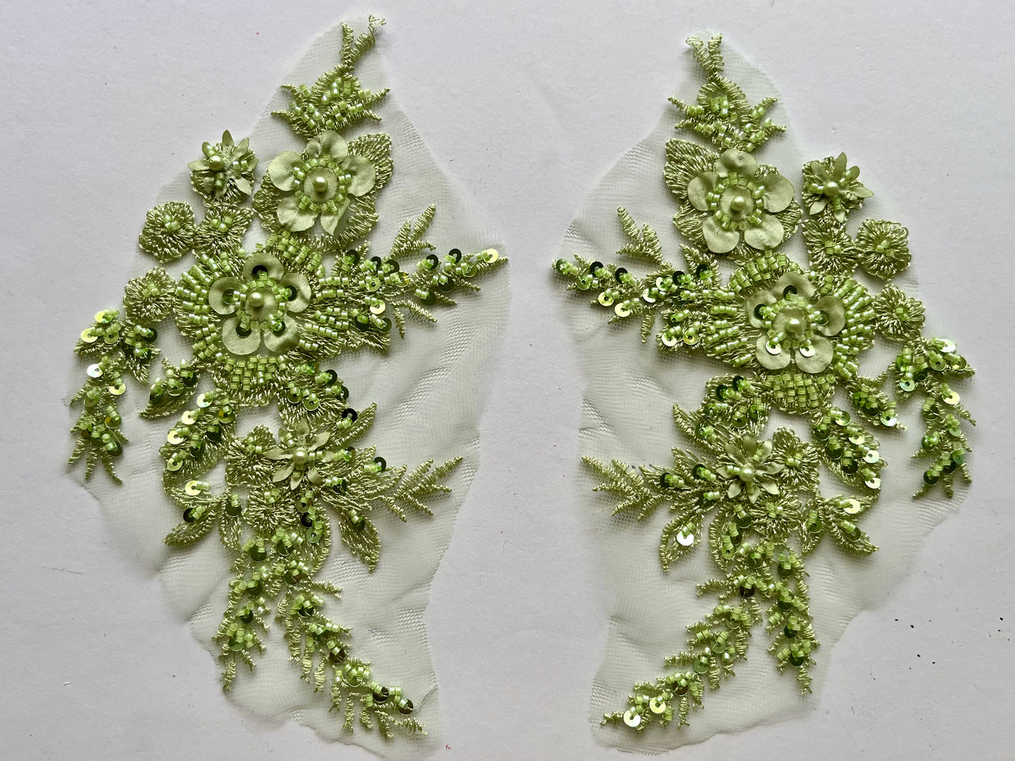 Beaded Appliqué Posy #2 - 3D#