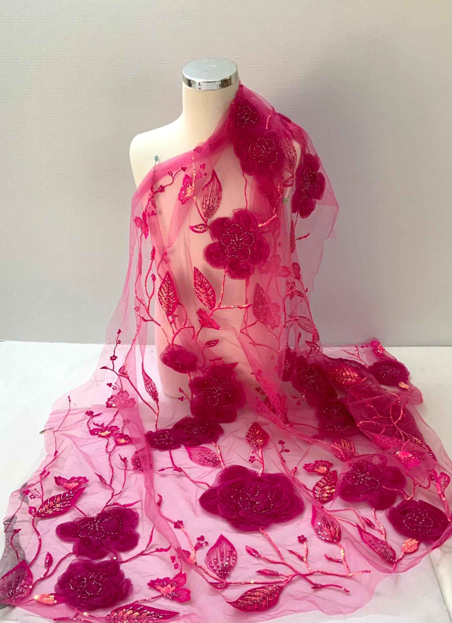 Large Roses -Rose Pink